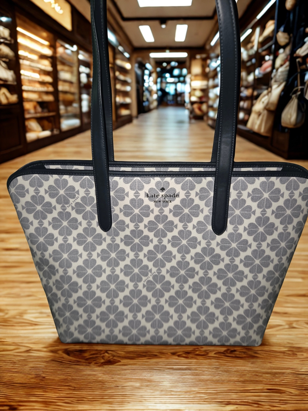 Kate Spade Navy Flower Tote